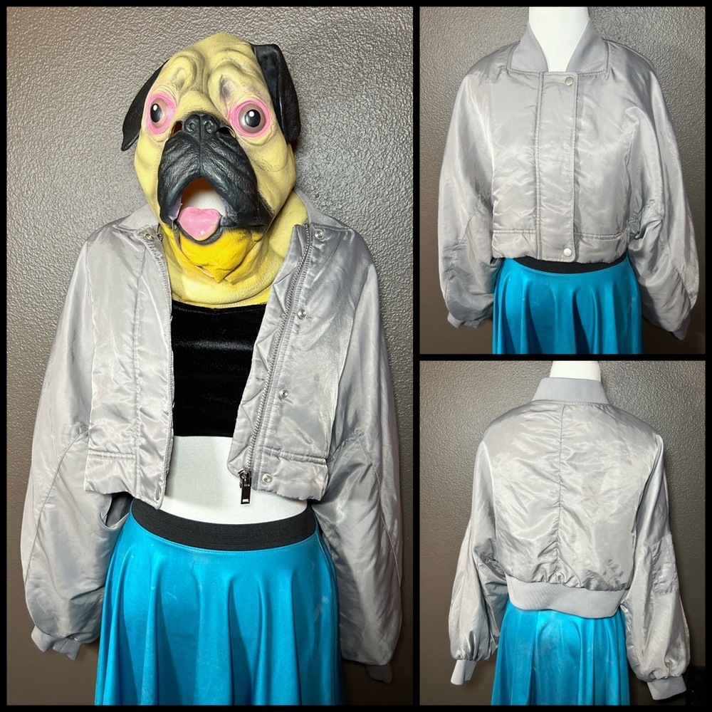 Cool Chick, FOREVER 21, cropped bomber!!